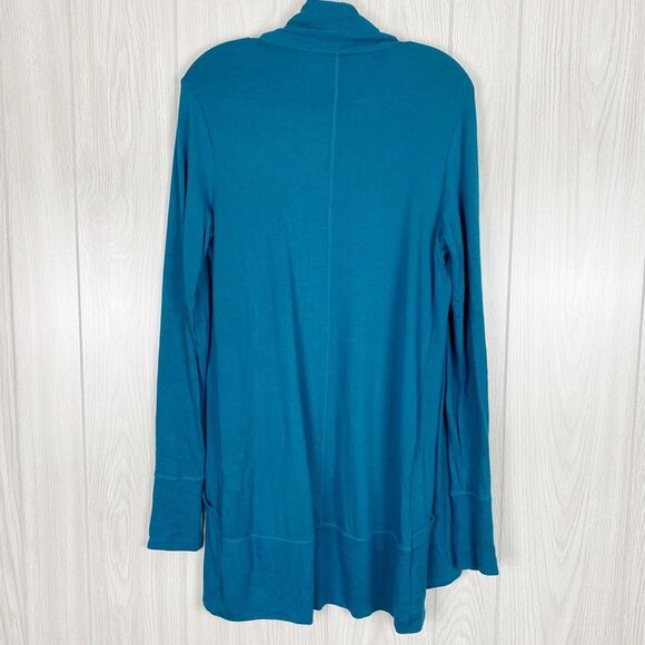 Athleta | Pranayama Wrap Cardigan In Nirvana Teal Size Small Tall - Picture 2 of 13